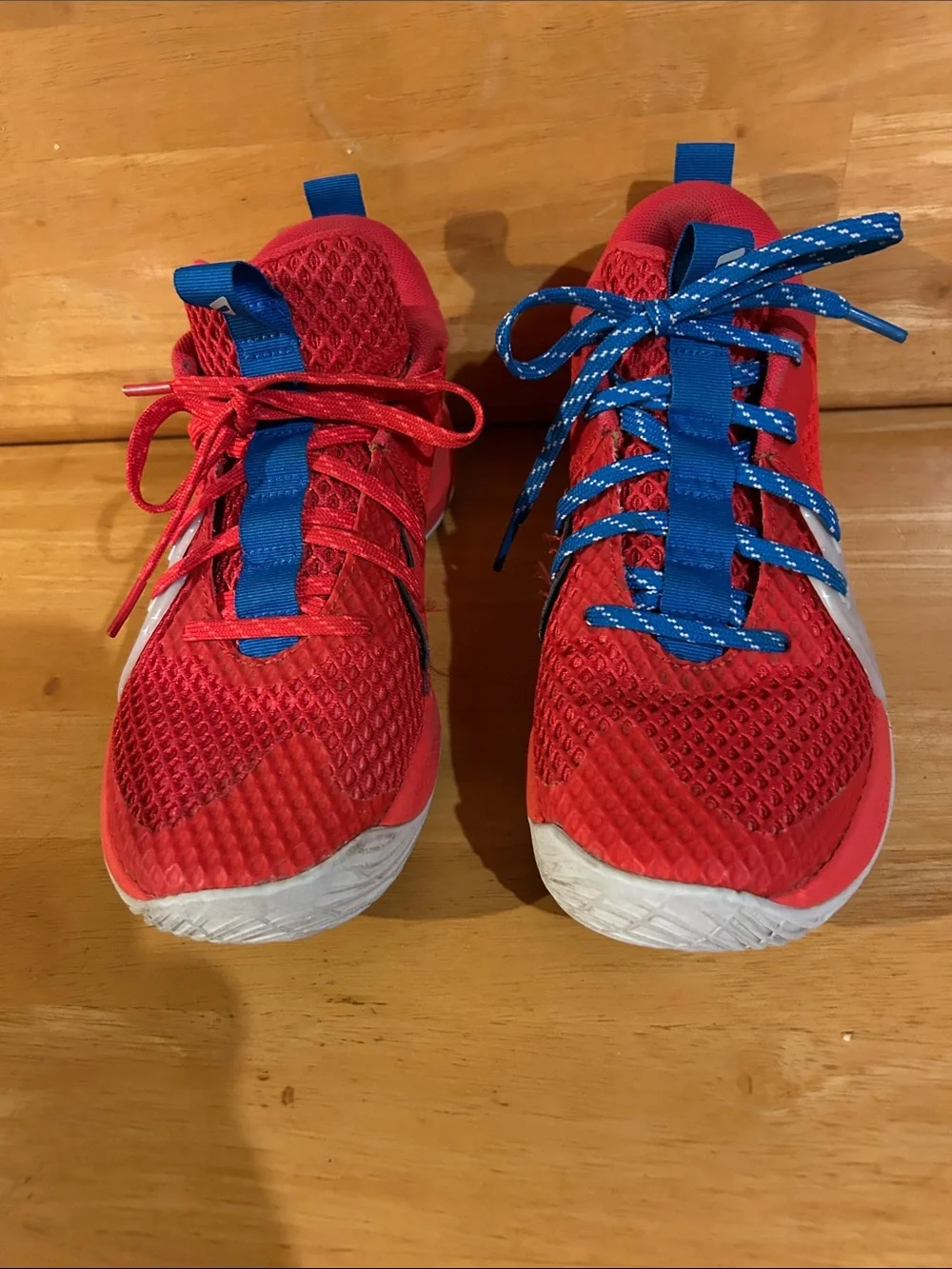 Under Armour Boys Embiid One 3023529-603 Red Basketball Shoes